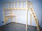 Hochbett 100x200 mit Schreibtisch